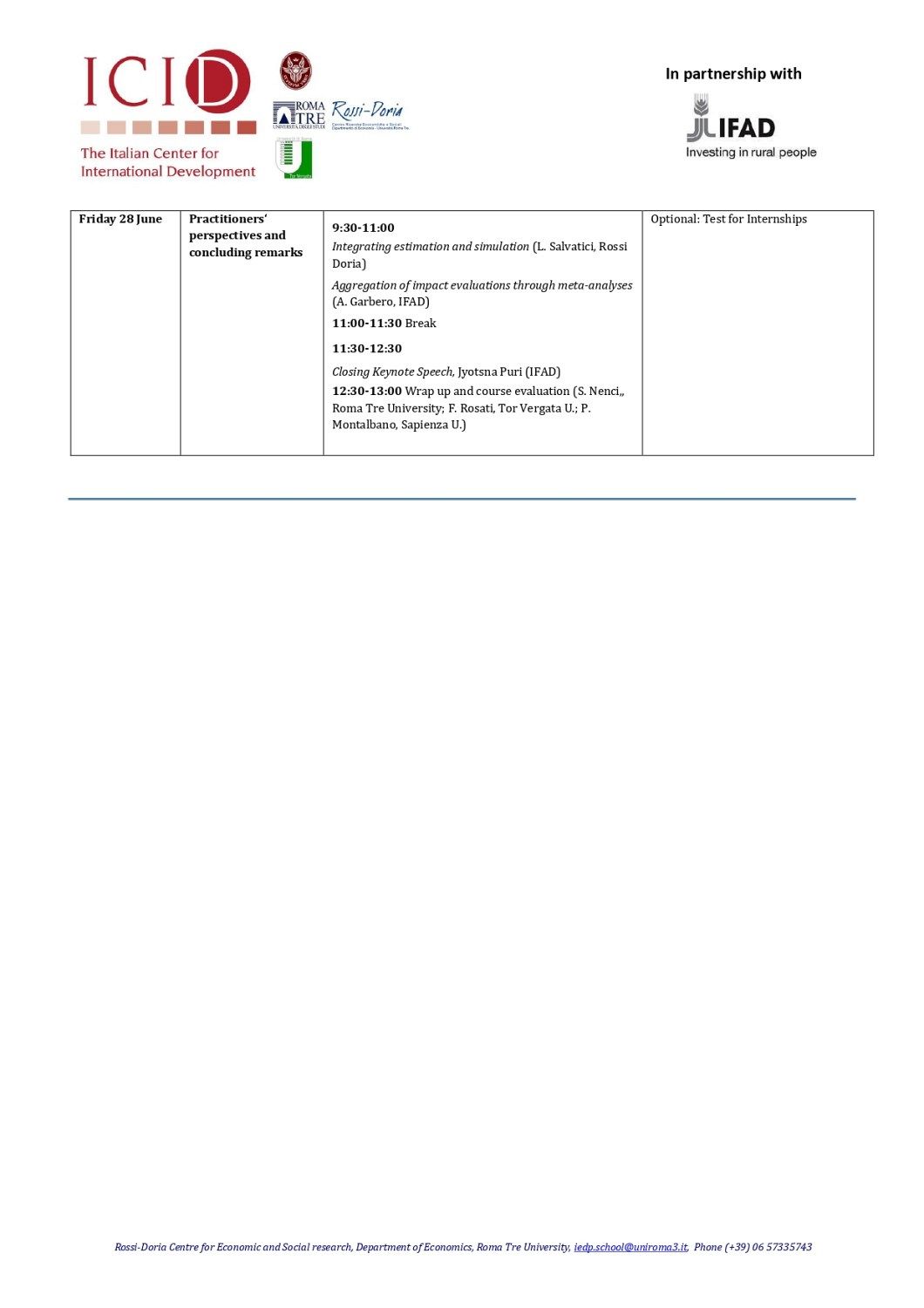Agenda
