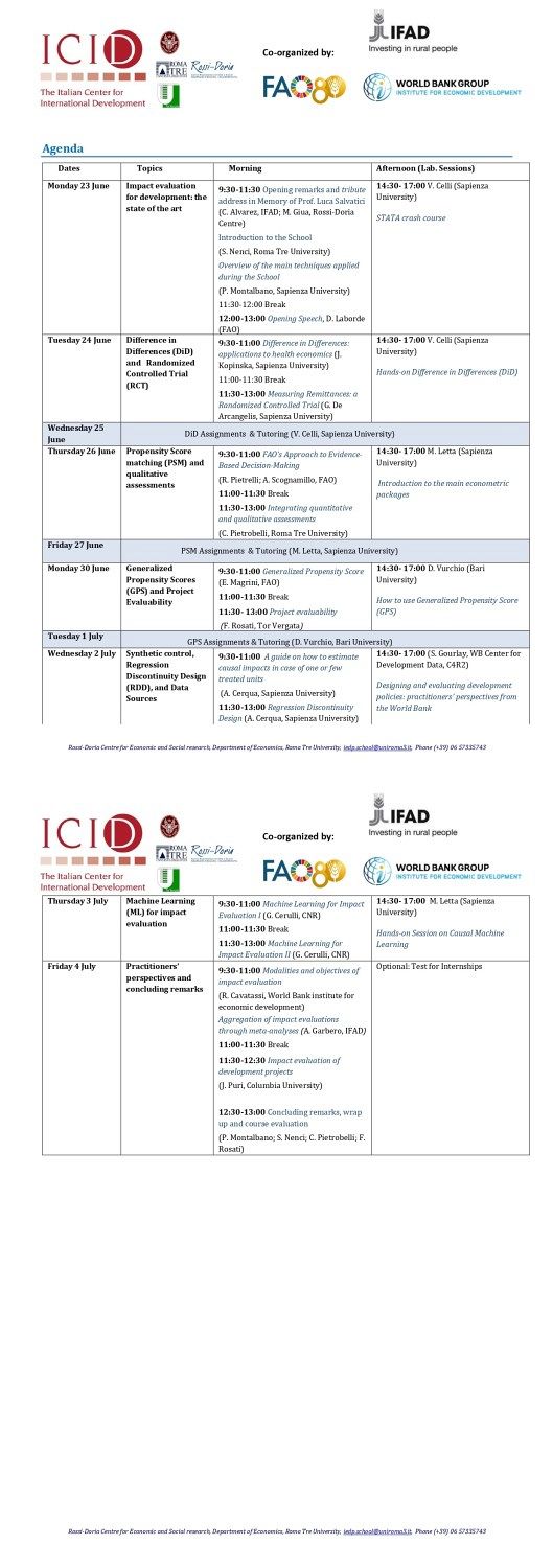 Agenda
