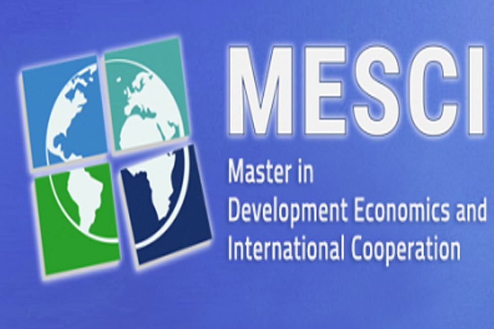 Master in Development Economics and International Co-operation Univeristy of Rome Tor Vergata